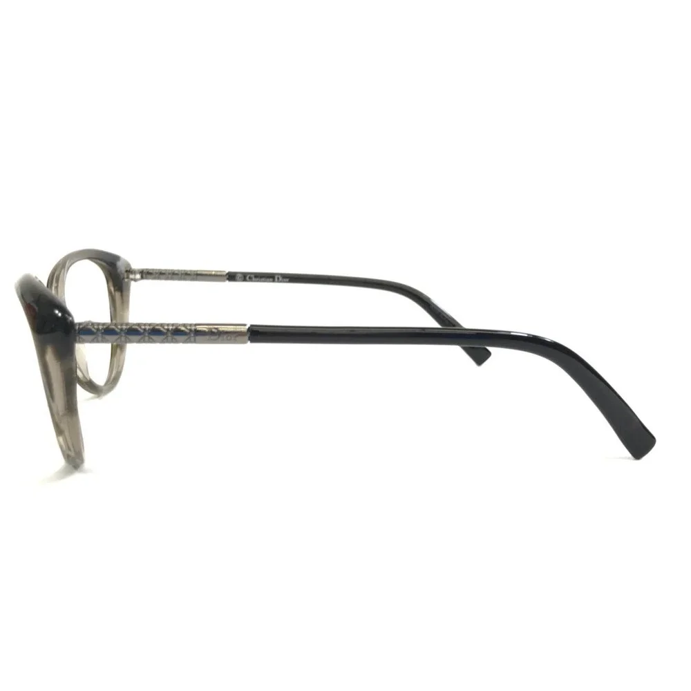 Christian Dior Eyeglasses Frames DiorPiccadilly XM070 Black Gray 56-15-135